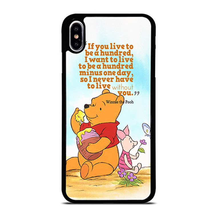 WINNIE THE POOH QUOTE Disney iPhone XS Max Case Cover