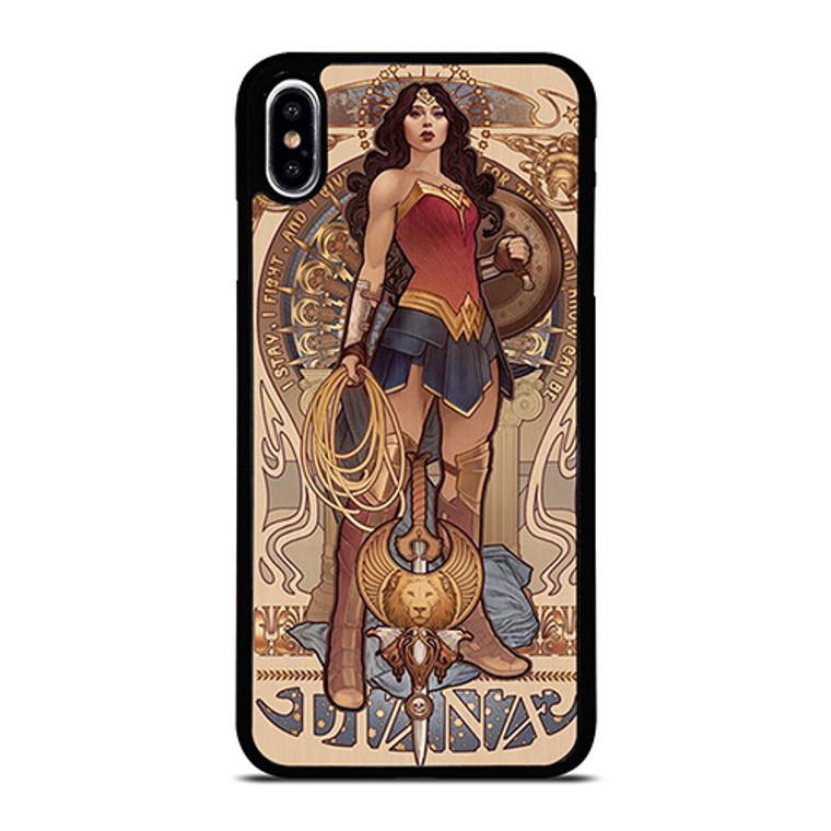 WONDER WOMAN DIANA ART iPhone XS Max Case Cover