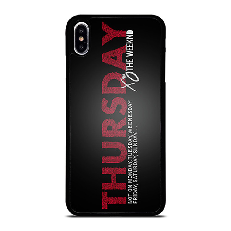 XO THE WEEKND iPhone XS Max Case Cover