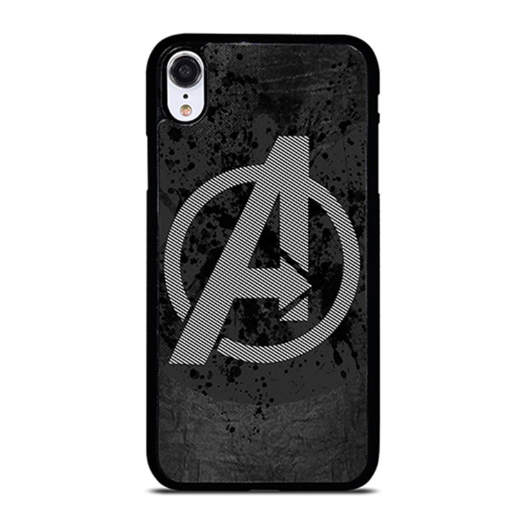 AVENGERS LOGO GRAY iPhone XR Case Cover