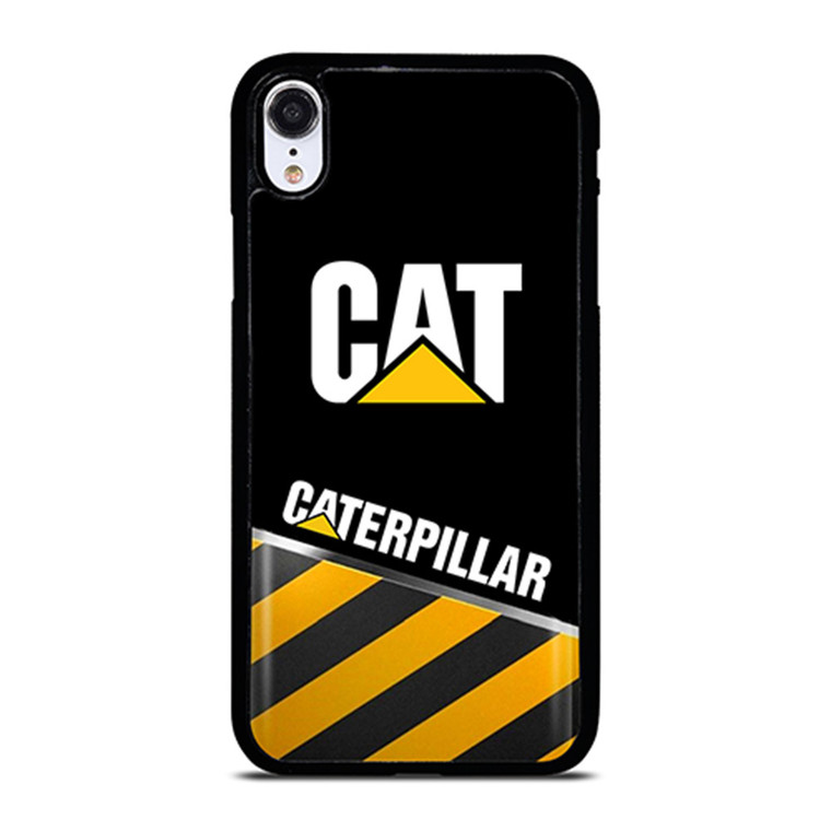 CAT CATERPILLAR STRIPE LOGO iPhone XR Case Cover