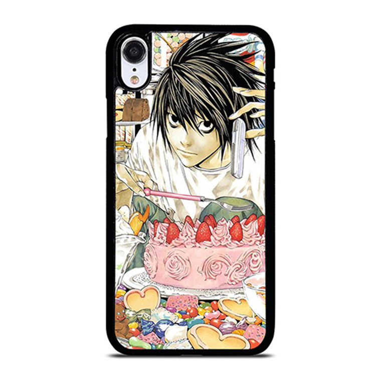DEATH NOTE ANIME L LAWLIET iPhone XR Case Cover