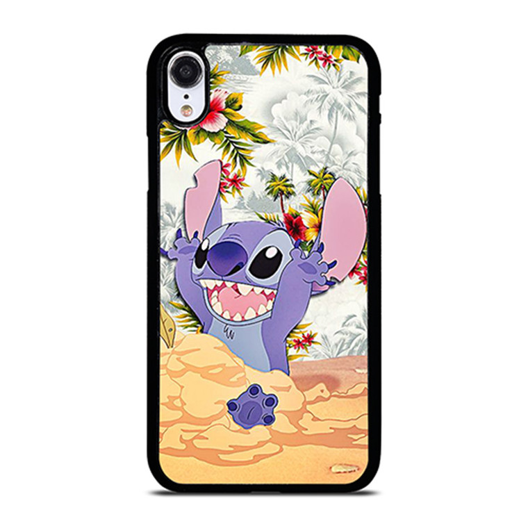 DISNEY LILO & STITCH VINTAGE FLORAL iPhone XR Case Cover