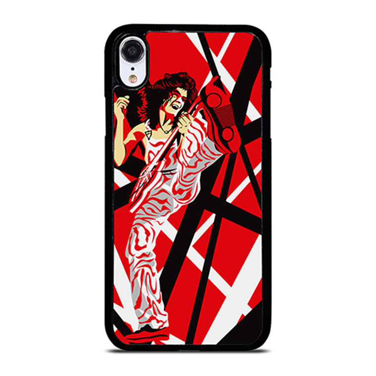 EDDIE VAN HALEN GUITAR CARTOON iPhone XR Case Cover