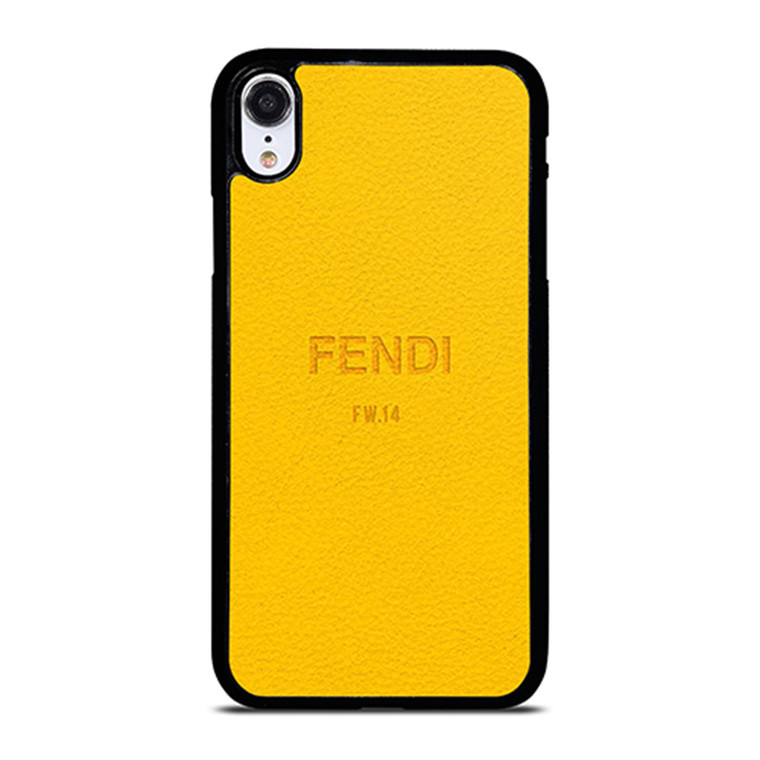 FENDI ROMA YELLOW iPhone XR Case Cover