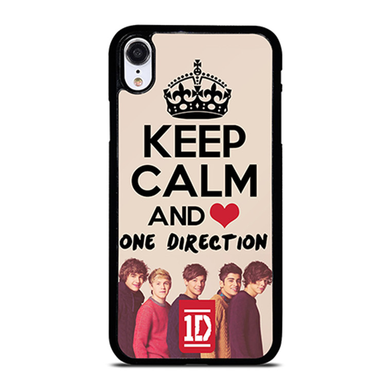 KEEP CALM AND LOVE ONE DIRECTION iPhone XR Case Cover