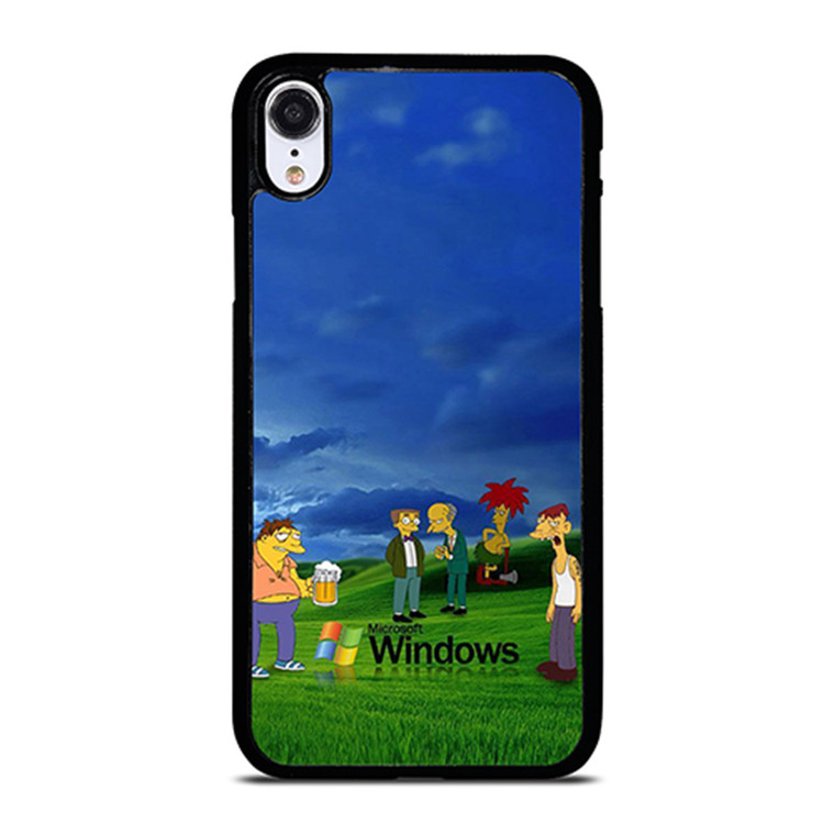 MICROSOFT WINDOWS THE SIMPSONS iPhone XR Case Cover