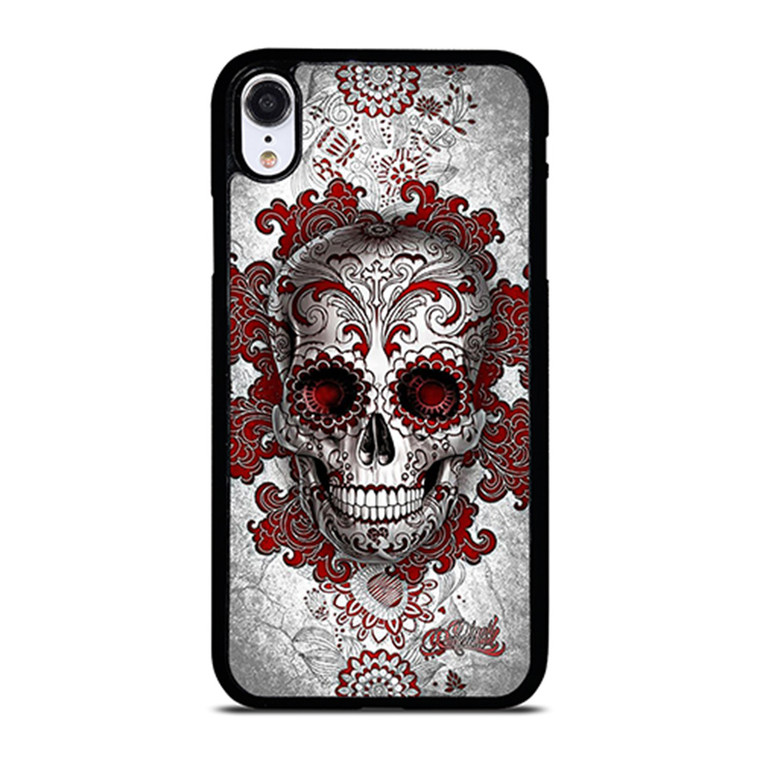 SUGAR SKULL TATTOO 2 iPhone XR Case Cover