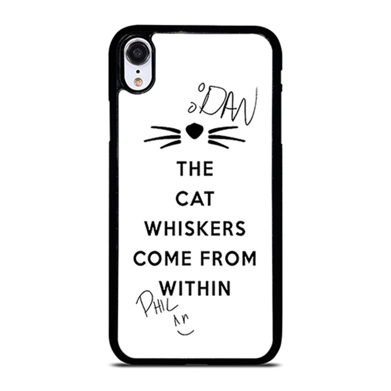 THE WHISKERS DAN AND PHIL iPhone XR Case Cover