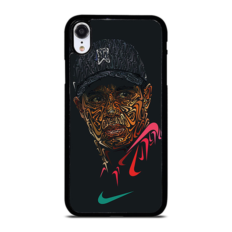 TIGER WOODS NIKE PORTRAIT iPhone XR Case Cover
