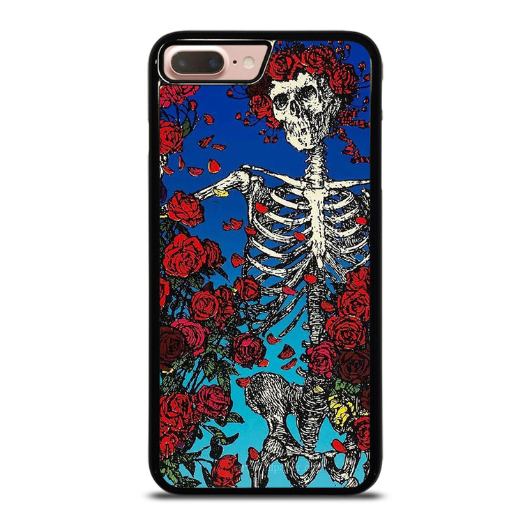 GRATEFUL DEAD SKULL AND ROSE iPhone 8 Plus Case Cover