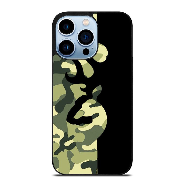 BROWNING LOGO CAMO BLACK iPhone 13 Pro Max Case Cover