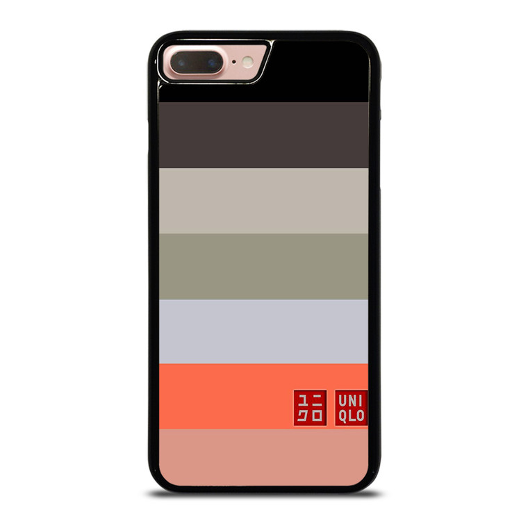 UNIQLO LOGO COLORFUL STRIPES iPhone 8 Plus Case Cover