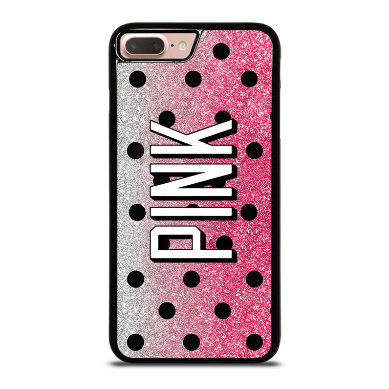 VICTORIA'S SECRET PINK LOGO SPARKLE iPhone 8 Plus Case Cover