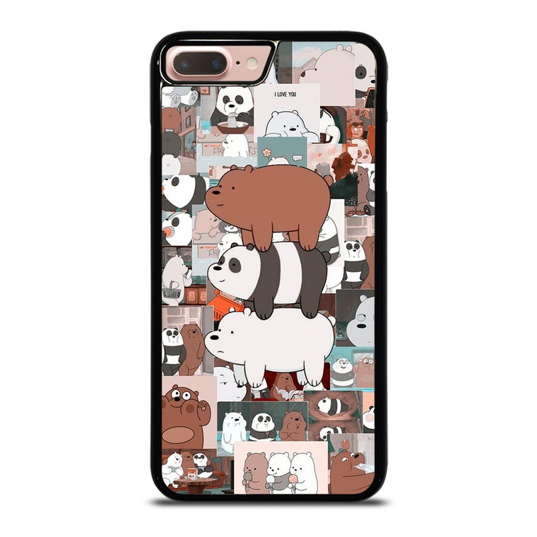 WE BARE BEARS COLLAGE iPhone 8 Plus Case Cover