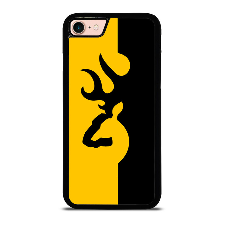BROWNING LOGO BLACK YELLOW iPhone 8 Case Cover
