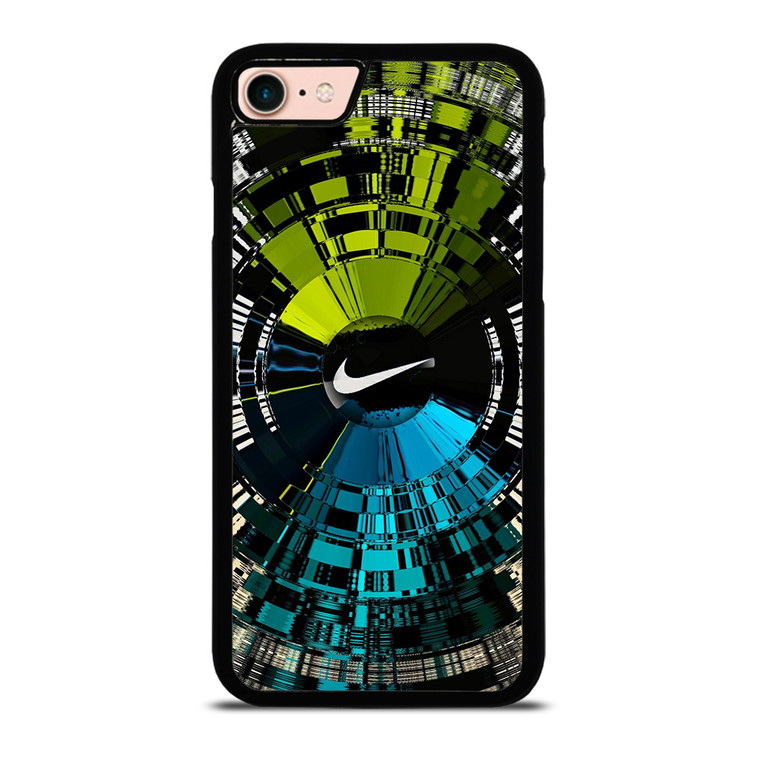 NIKE GLASS CIRCLE LOGO iPhone 8 Case Cover