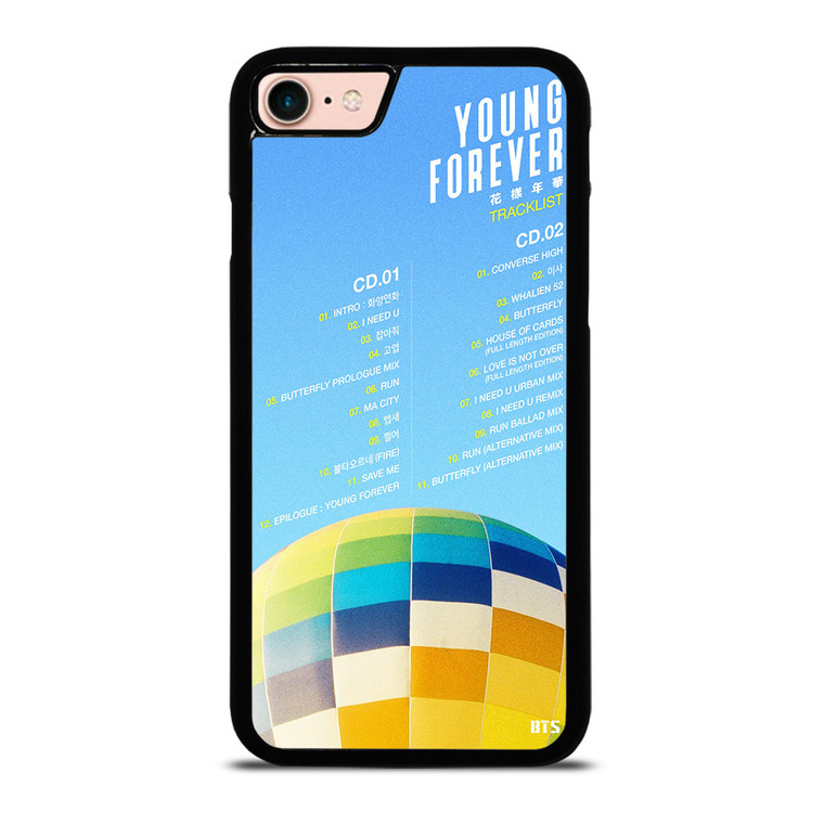 TRACKLIST BANGTAN BOYS YOUNG FOREVER iPhone 8 Case Cover
