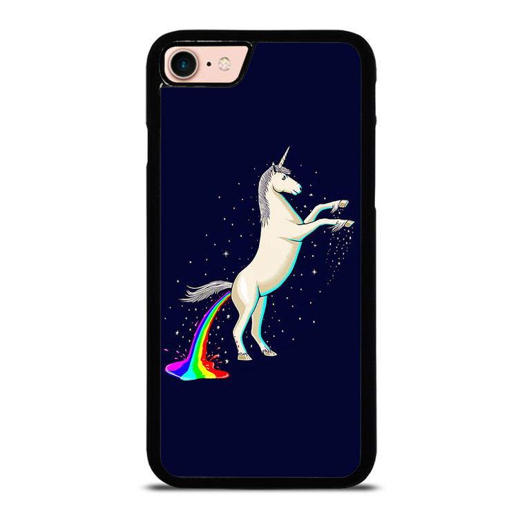 UNICORN POOPING RAINBOW iPhone 8 Case Cover