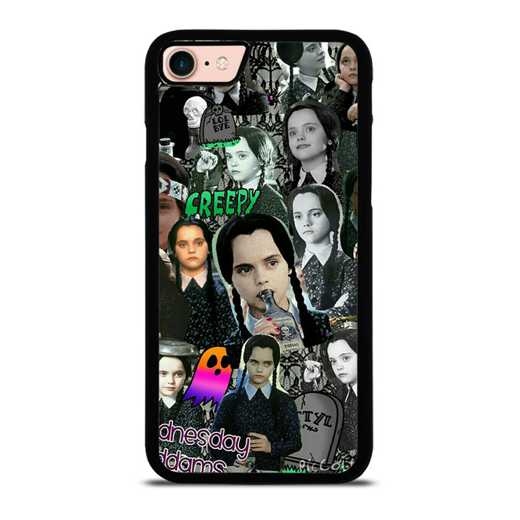 WEDNESDAY ADDAMS COLLAGE iPhone 8 Case Cover