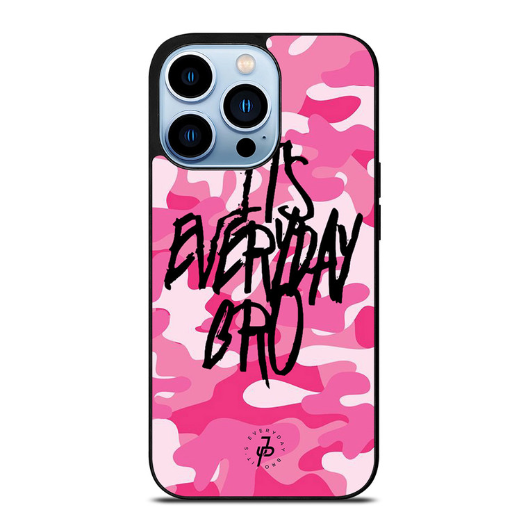 CAMO PINK JAKE PAUL EVERYDAY BRO iPhone 13 Pro Max Case Cover