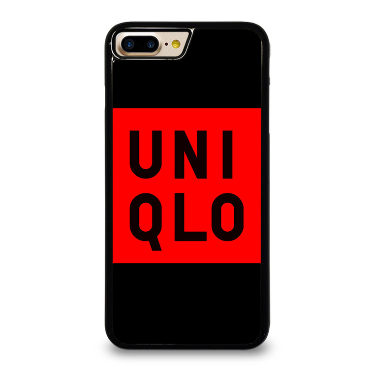 UNIQLO LOGO RED BLACK iPhone 7 Plus Case Cover