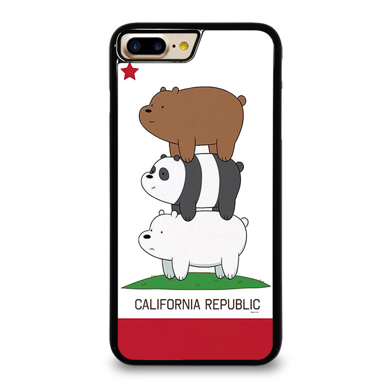 WE BARE BEARS CALIFORNIA REPUBLIC iPhone 7 Plus Case Cover