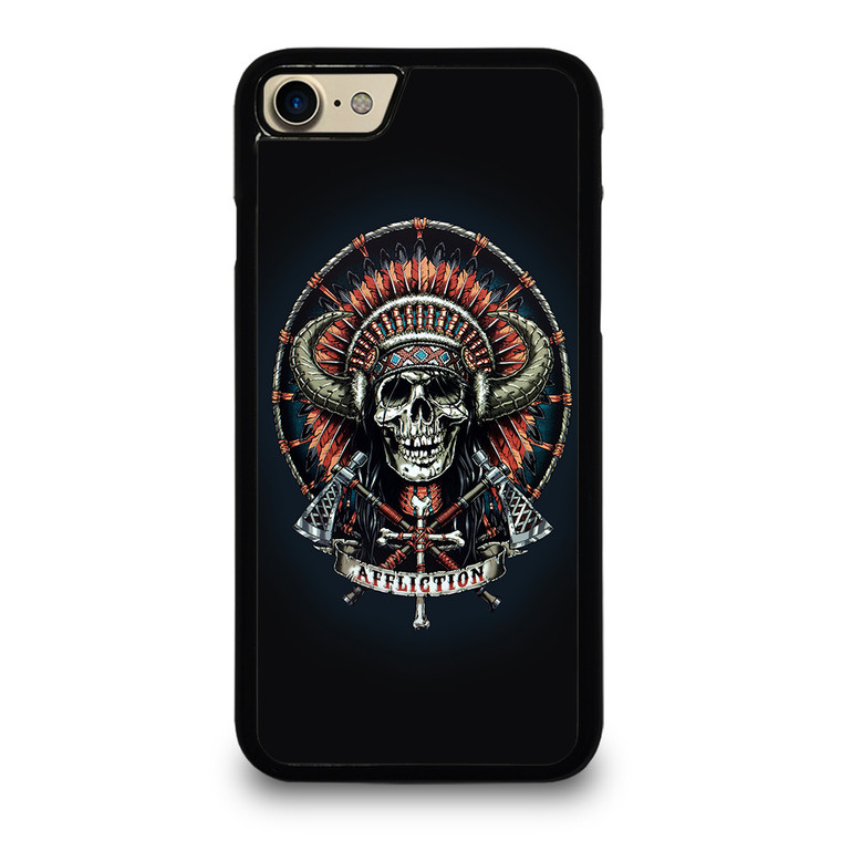 AFFLICTION INDIAN SKULL iPhone 7 Case Cover