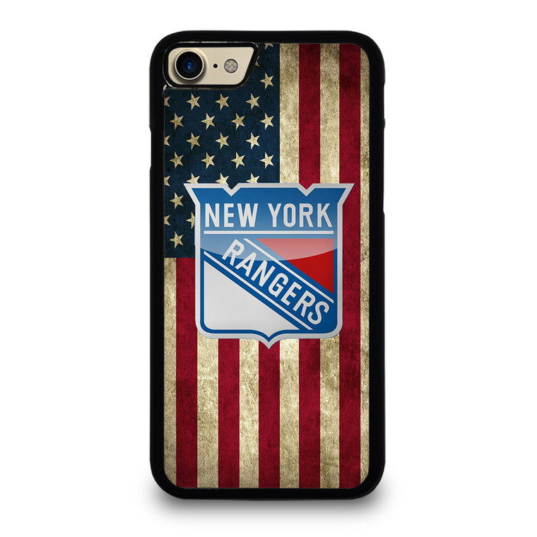 NEW YORK RANGERS NHL AMERICAN FLAG iPhone 7 Case Cover