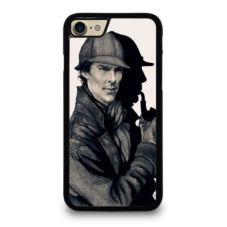 SHERLOCK HOLMES ART iPhone 7 Case Cover