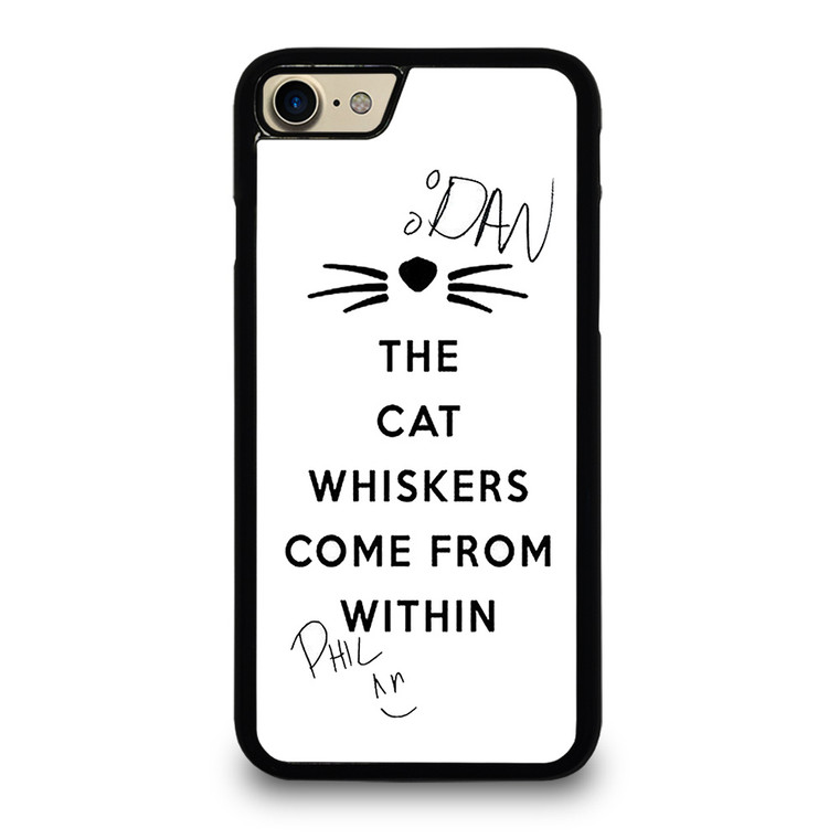 THE WHISKERS DAN AND PHIL iPhone 7 Case Cover