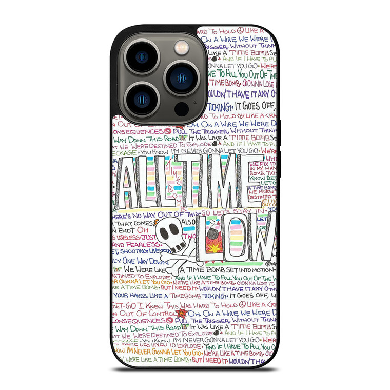 ALL TIME LOW WRITTING iPhone 13 Pro Case Cover
