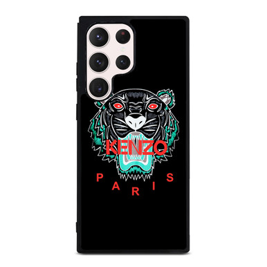 KENZO PARIS BLACK Samsung Galaxy S23 Ultra Case Cover