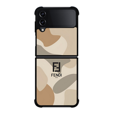 FENDI ROMA LOGO CAMO Samsung Galaxy Z Flip 4 Case Cover