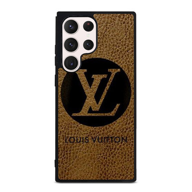 LOUIS VUITTON PARIS LV LOGO LEATHER Samsung Galaxy S23 Ultra Case Cover