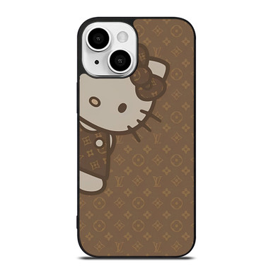 LOUIS VUITTON PATTERN LV LOGO ICON GOLD iPhone 13 Mini Case Cover