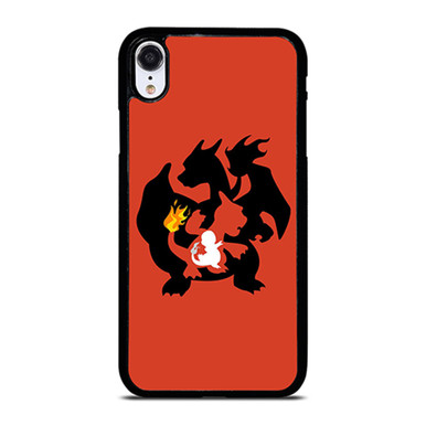 Pokemon Moltres Fire Flying Pose4 Wood Red iPhone XR Rubber Cell Phone Case