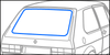 Rabbit/Golf 1 - Rear Hatch Glass Seal (CAL Style) Rabbit/Golf 1 - Rear Hatch Glass Seal (CAL Style)