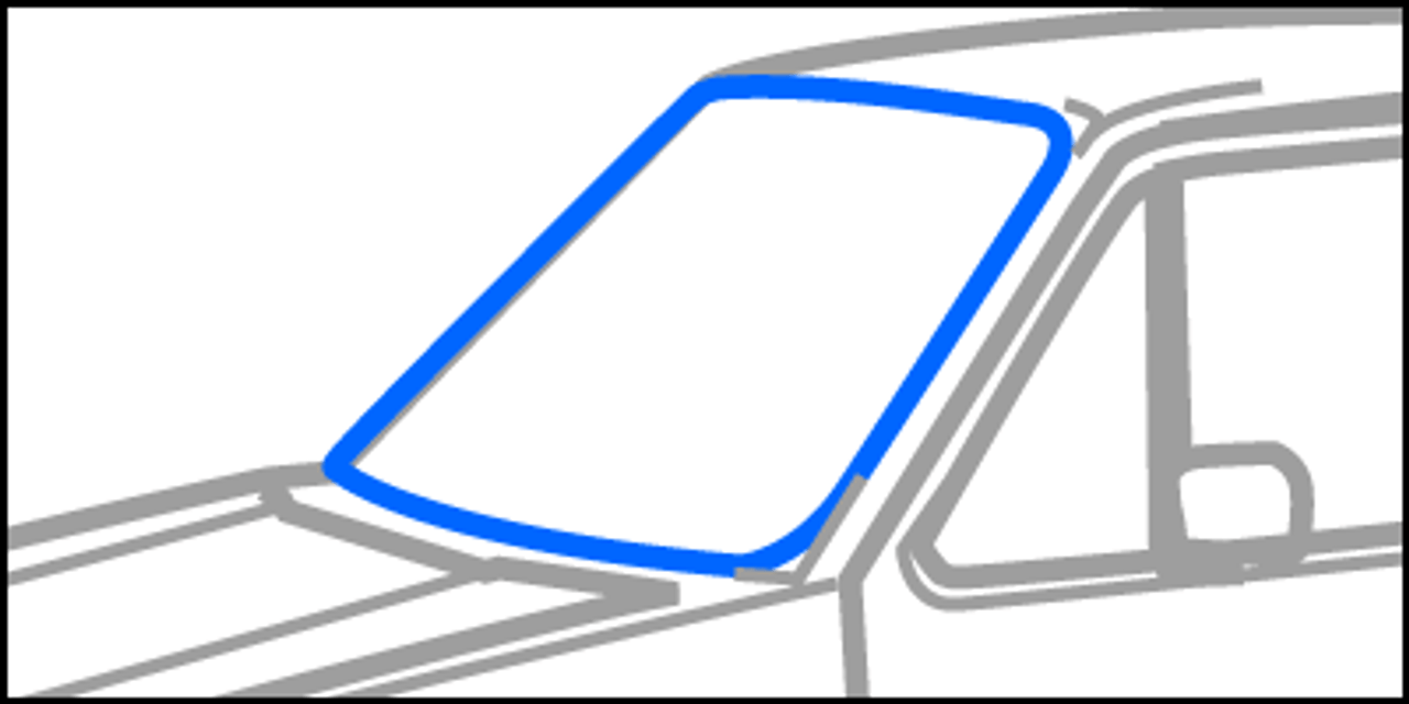 MK1 Jetta/Caddy/Rabbit/Cabriolet Front Windshield Seal (OEM Style) MK1 Jetta/Caddy/Rabbit/Cabriolet Front Windshield Seal (OEM Style)