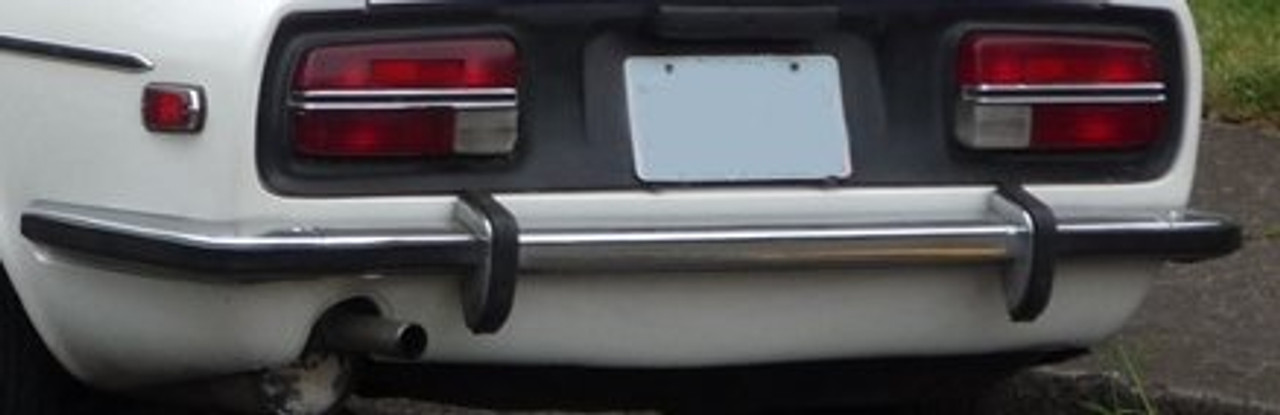 Datsun 240Z Rear Bumper Over Riders Pair Datsun 240Z Rear Bumper Over Riders Pair