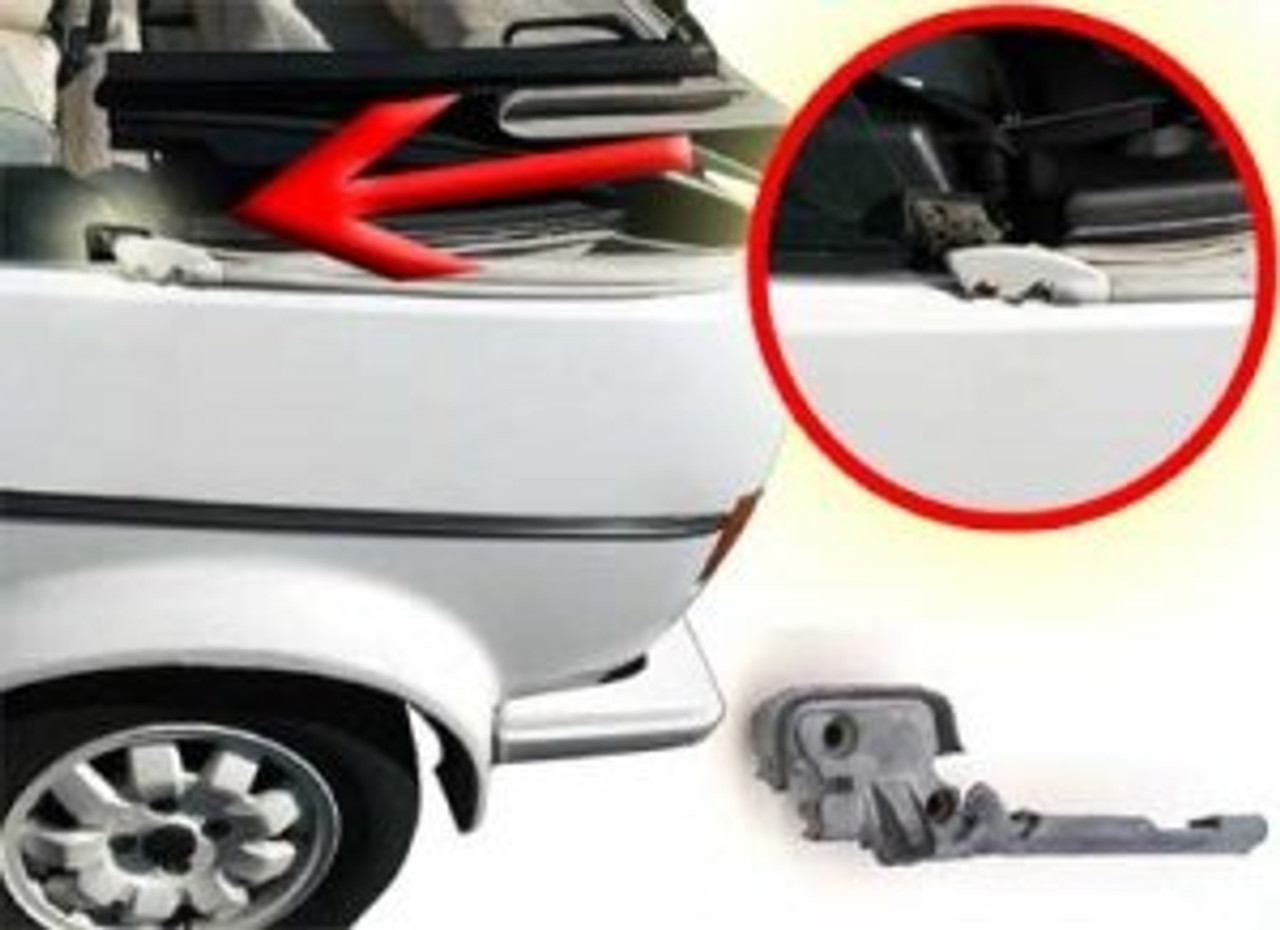 Cabriolet MK1 Rabbit/Golf Convertible LH C-Post Corner Molding Cabriolet MK1 Rabbit/Golf Convertible LH C-Post Corner Molding