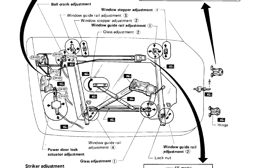 Datsun 300ZX Z31 T-Top Seal Pair 2+2