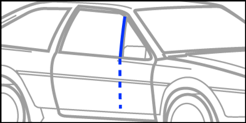 Scirocco MK2 - 1/2 " Channel Window Guide