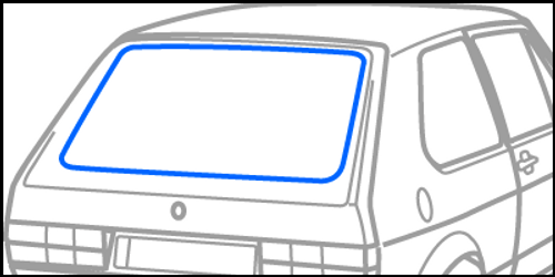 Rabbit/Golf 1 - Rear Hatch Glass Seal OEM Style Rabbit/Golf 1 - Rear Hatch Glass Seal OEM Style