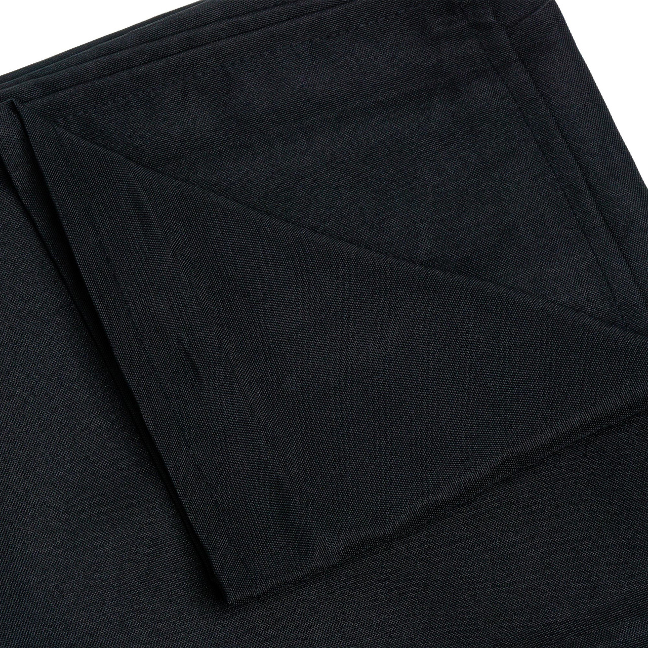 Round Polyester Tablecloth - Black - Event Decor Shop