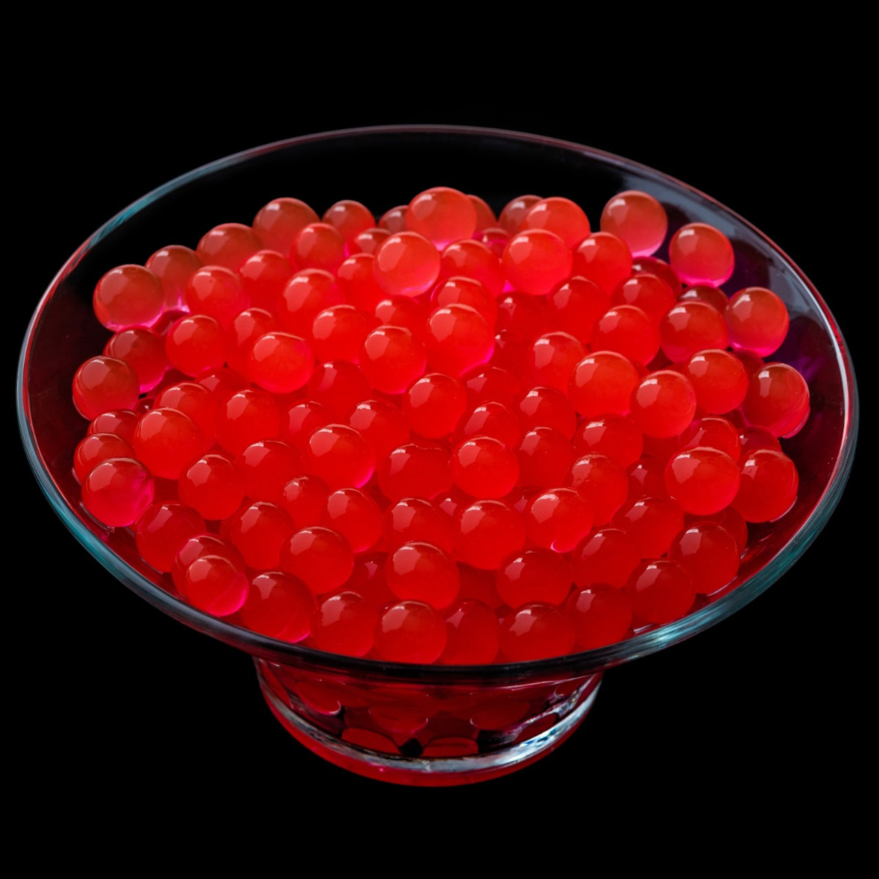 OEEKOI Rose Red Water Beads, 200 Gram Vase Fillers Gel Jelly Water Beads for Kids Sensory Playing, Pearls Vase Filler, Foot Spa, Wedding Centerpieces