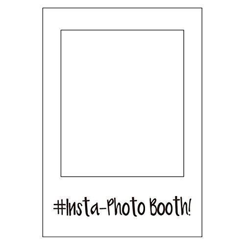 Cardboard Photo Frame Prop - Instagram - White
