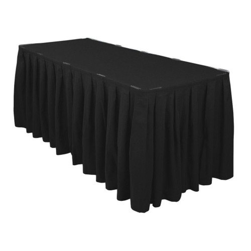 Polyester Table Skirt - Black