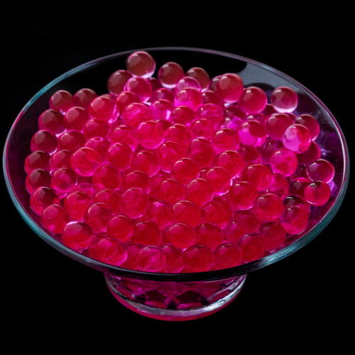 OEEKOI Rose Red Water Beads, 200 Gram Vase Fillers Gel Jelly Water Beads for Kids Sensory Playing, Pearls Vase Filler, Foot Spa, Wedding Centerpieces