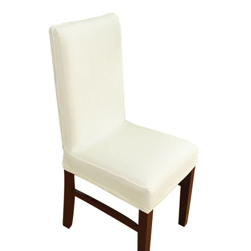 Short Spandex Chair Cover - Ivory